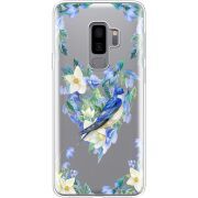 Прозрачный чехол Uprint Samsung G965 Galaxy S9 Plus Spring Bird