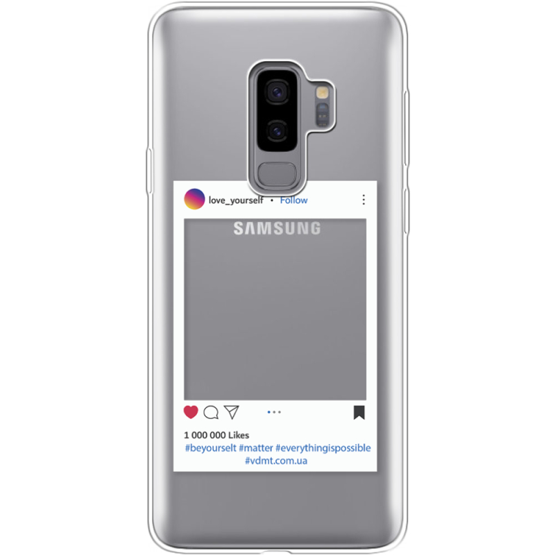Прозрачный чехол Uprint Samsung G965 Galaxy S9 Plus Insta