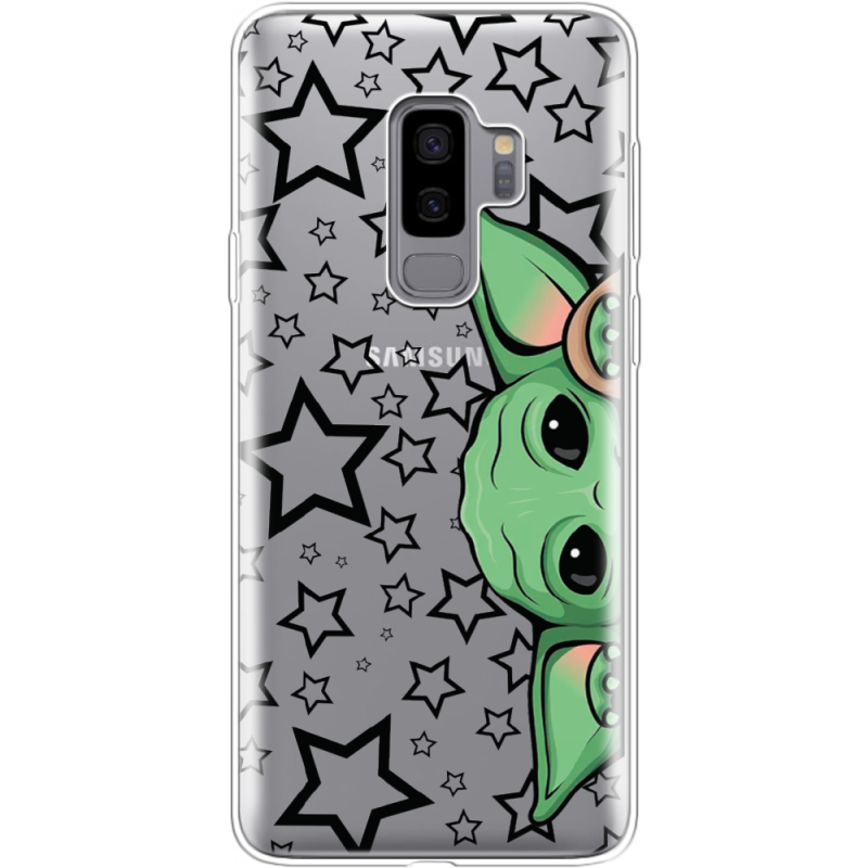 Прозрачный чехол Uprint Samsung G965 Galaxy S9 Plus Baby Yoda
