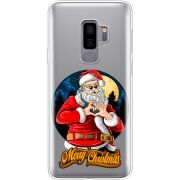 Прозрачный чехол Uprint Samsung G965 Galaxy S9 Plus Cool Santa