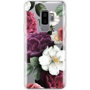 Прозрачный чехол Uprint Samsung G965 Galaxy S9 Plus Floral Dark Dreams