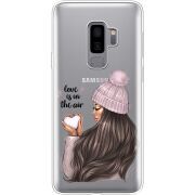Прозрачный чехол Uprint Samsung G965 Galaxy S9 Plus love is in the air