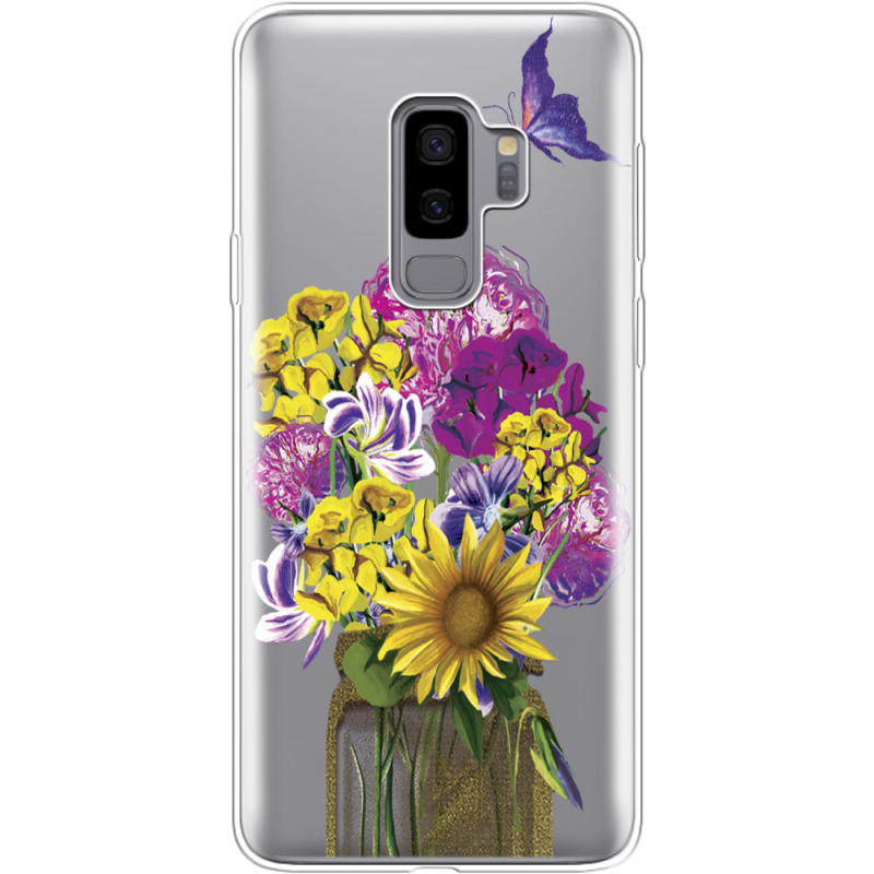 Прозрачный чехол Uprint Samsung G965 Galaxy S9 Plus My Bouquet