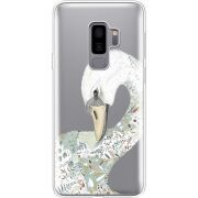 Прозрачный чехол Uprint Samsung G965 Galaxy S9 Plus Swan