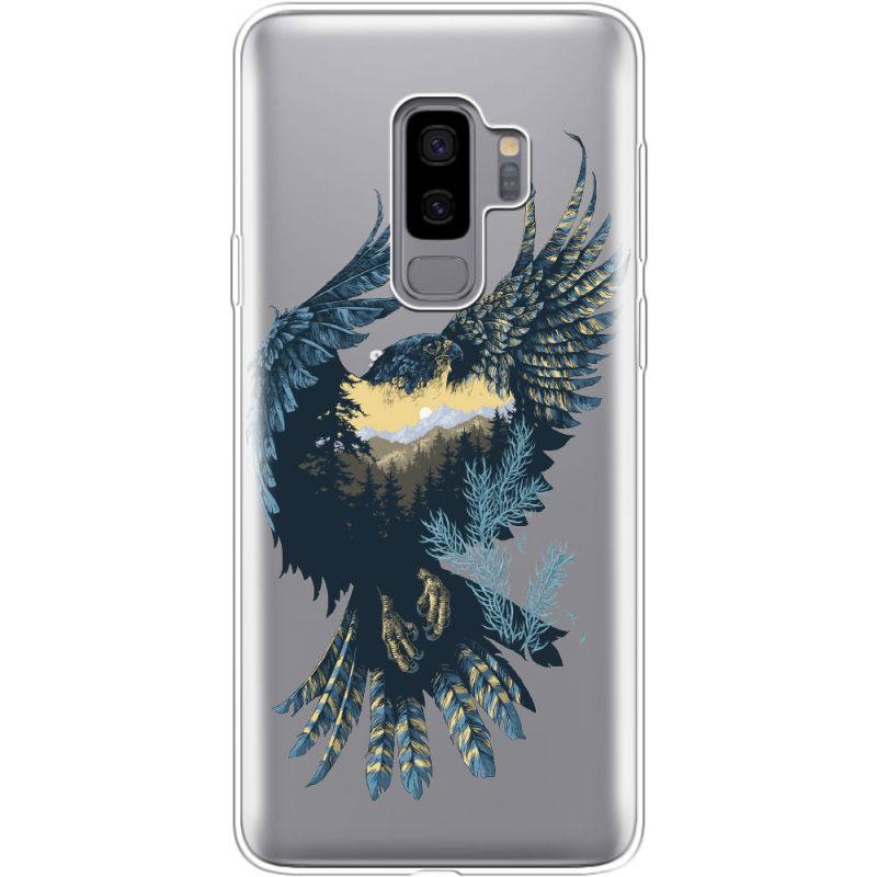 Прозрачный чехол Uprint Samsung G965 Galaxy S9 Plus Eagle