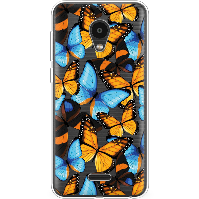 Прозрачный чехол Uprint Meizu C9 Butterfly Morpho