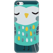 Чехол Uprint Apple iPhone 5C Green Owl