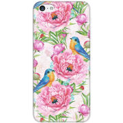 Чехол Uprint Apple iPhone 5C Birds and Flowers