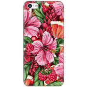 Чехол Uprint Apple iPhone 5C Tropical Flowers