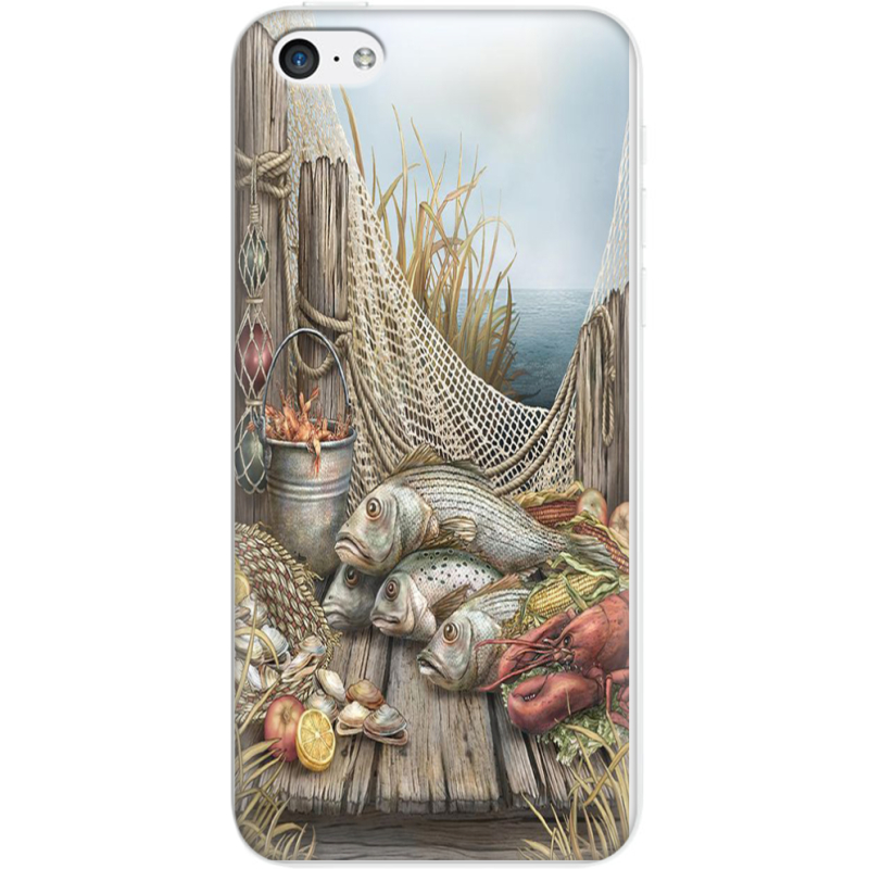 Чехол Uprint Apple iPhone 5C Удачная рыбалка