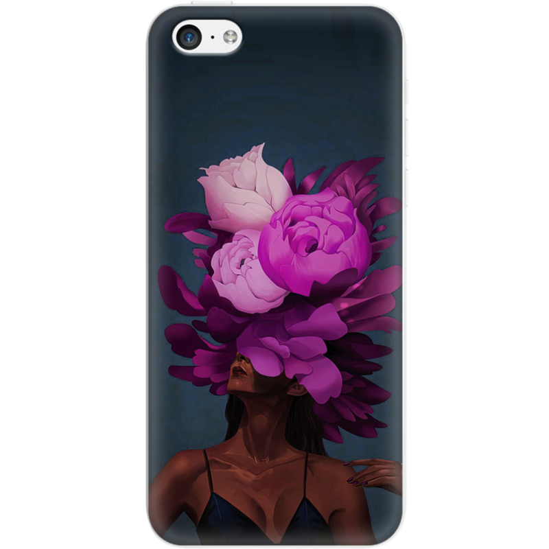Чехол Uprint Apple iPhone 5C Exquisite Purple Flowers