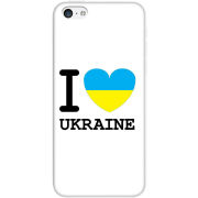 Чехол Uprint Apple iPhone 5C I love Ukraine