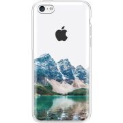 Прозрачный чехол Uprint Apple iPhone 5С Blue Mountain