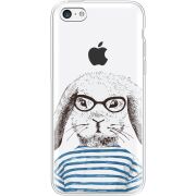 Прозрачный чехол Uprint Apple iPhone 5С MR. Rabbit