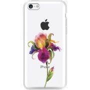 Прозрачный чехол Uprint Apple iPhone 5С Iris