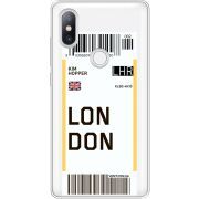 Прозрачный чехол Uprint Xiaomi Mi Mix 2s Ticket London