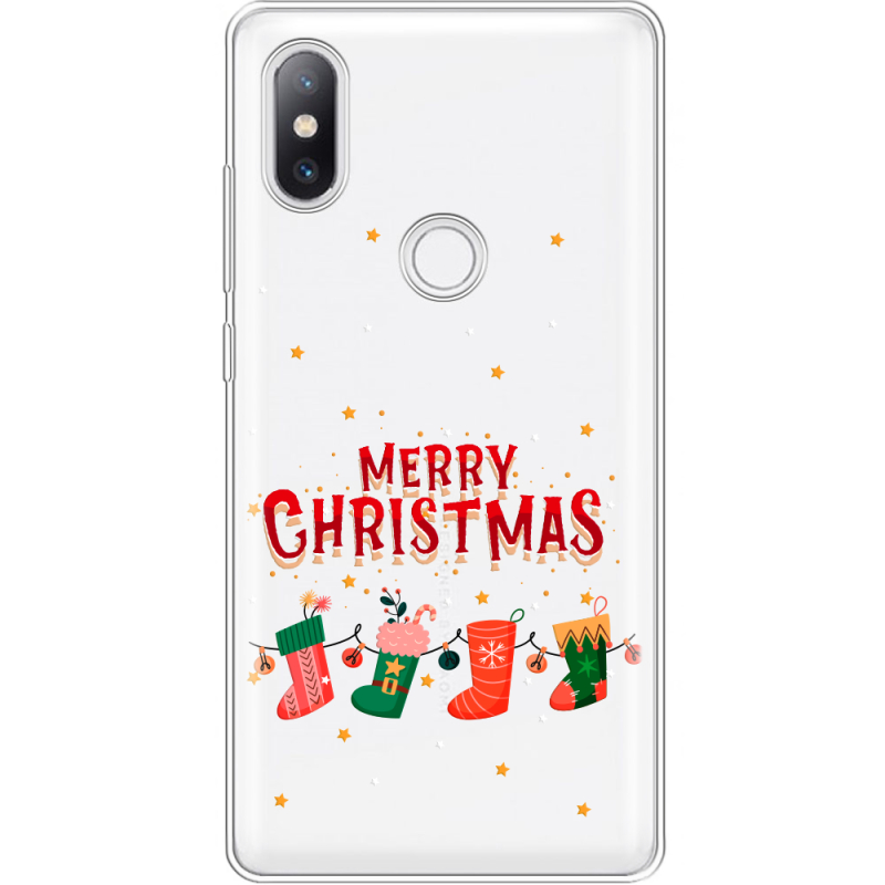Прозрачный чехол Uprint Xiaomi Mi Mix 2s Merry Christmas