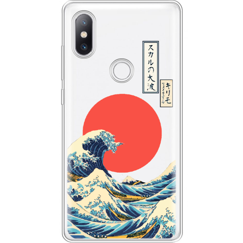 Прозрачный чехол Uprint Xiaomi Mi Mix 2s Большая волна в Канагаве
