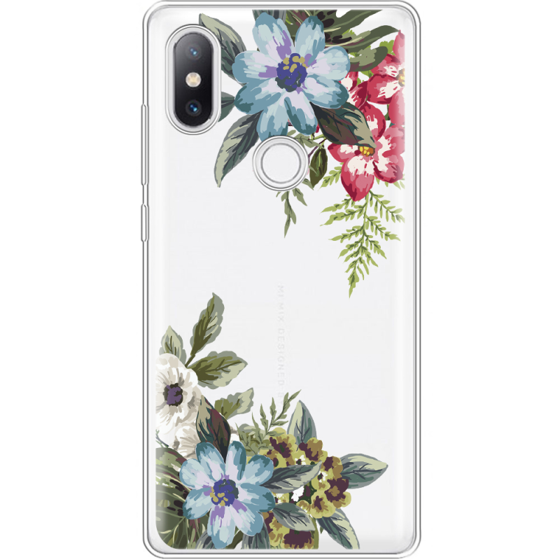 Прозрачный чехол Uprint Xiaomi Mi Mix 2s Floral