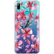 Прозрачный чехол Uprint Huawei P Smart 2019 Pink Magnolia