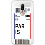 Прозрачный чехол Uprint OnePlus 6 Ticket Paris
