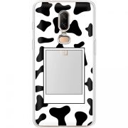 Прозрачный чехол Uprint OnePlus 6 Cow