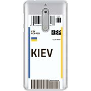 Прозрачный чехол Uprint Nokia 5 Ticket Kiev