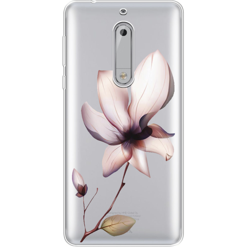 Прозрачный чехол Uprint Nokia 5 Magnolia