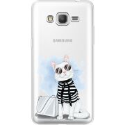 Прозрачный чехол Uprint Samsung G530 /G531 Galaxy Grand Prime Cat Style