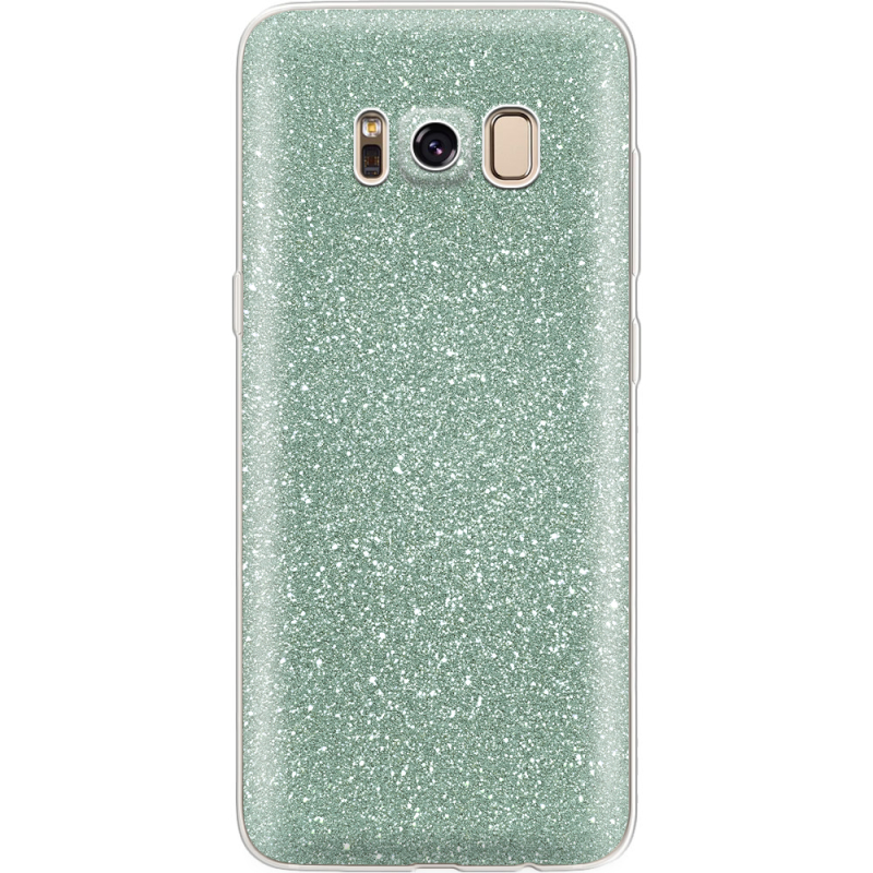 Чехол с блёстками Samsung G950 Galaxy S8 Зеленый