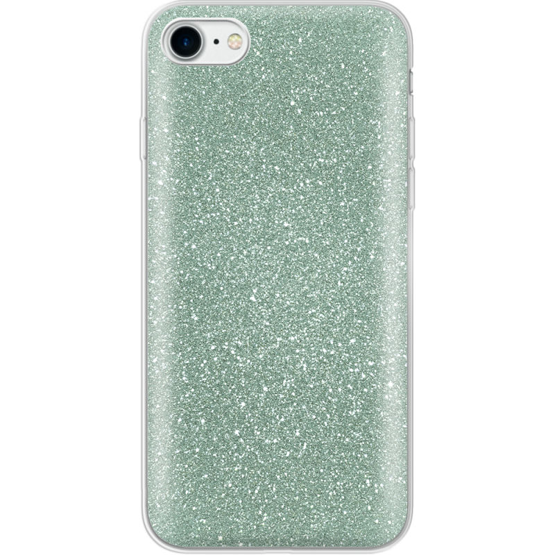 Чехол с блёстками Apple iPhone 7/8 Зеленый