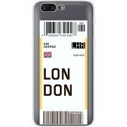 Прозрачный чехол Uprint OnePlus 5 Ticket London