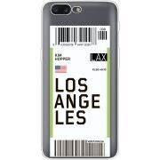 Прозрачный чехол Uprint OnePlus 5 Ticket Los Angeles