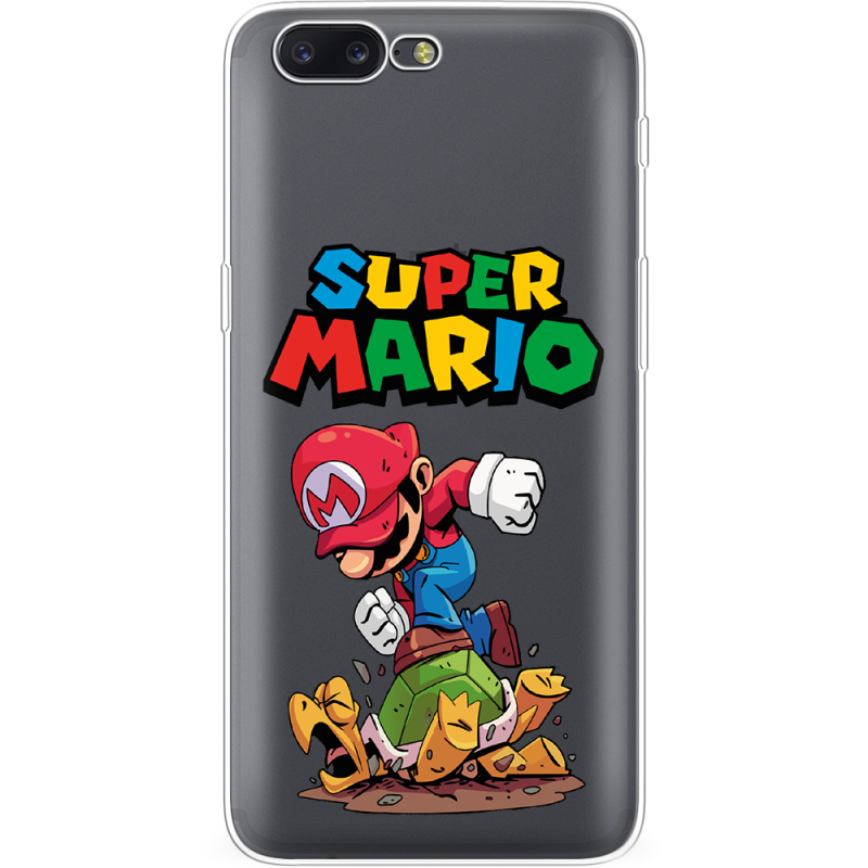 Прозрачный чехол Uprint OnePlus 5 Super Mario