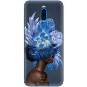 Чехол Uprint Meizu X8 Exquisite Blue Flowers