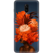 Чехол Uprint OnePlus 6T Exquisite Orange Flowers
