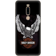 Чехол Uprint Meizu M8 Harley Davidson and eagle