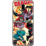 Чехол Uprint Meizu M8 Lite Deadpool and Mary Jane