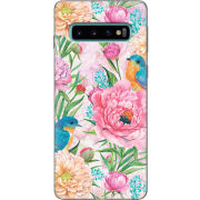 Чехол Uprint Samsung G973 Galaxy S10 Birds in Flowers
