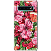 Чехол Uprint Samsung G973 Galaxy S10 Tropical Flowers