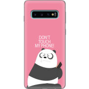 Чехол Uprint Samsung G973 Galaxy S10 Dont Touch My Phone Panda