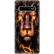Чехол Uprint Samsung G973 Galaxy S10 Fire Lion