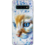 Чехол Uprint Samsung G973 Galaxy S10 Голубоглазый Кот