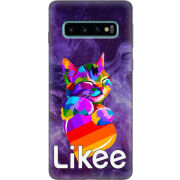 Чехол Uprint Samsung G973 Galaxy S10 Likee Cat