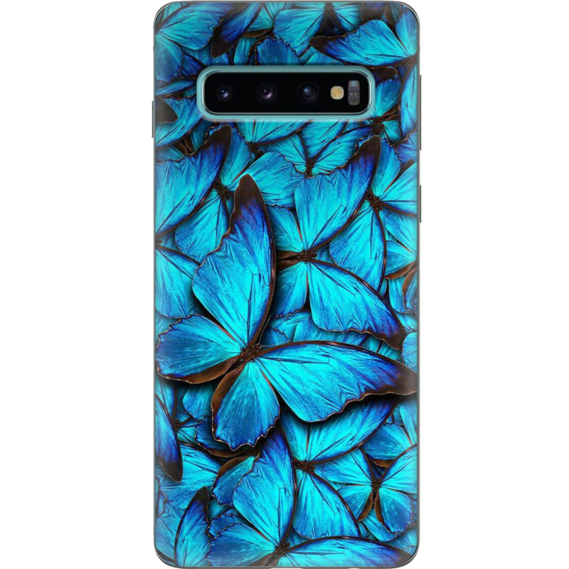 Чехол Uprint Samsung G973 Galaxy S10 лазурные бабочки