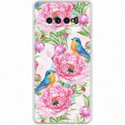 Чехол Uprint Samsung G975 Galaxy S10 Plus Birds and Flowers