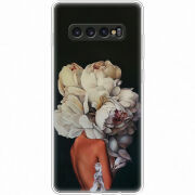 Чехол Uprint Samsung G975 Galaxy S10 Plus Exquisite White Flowers
