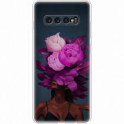Чехол Uprint Samsung G975 Galaxy S10 Plus Exquisite Purple Flowers