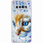 Чехол Uprint Samsung G975 Galaxy S10 Plus Голубоглазый Кот