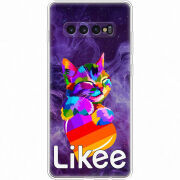 Чехол Uprint Samsung G975 Galaxy S10 Plus Likee Cat